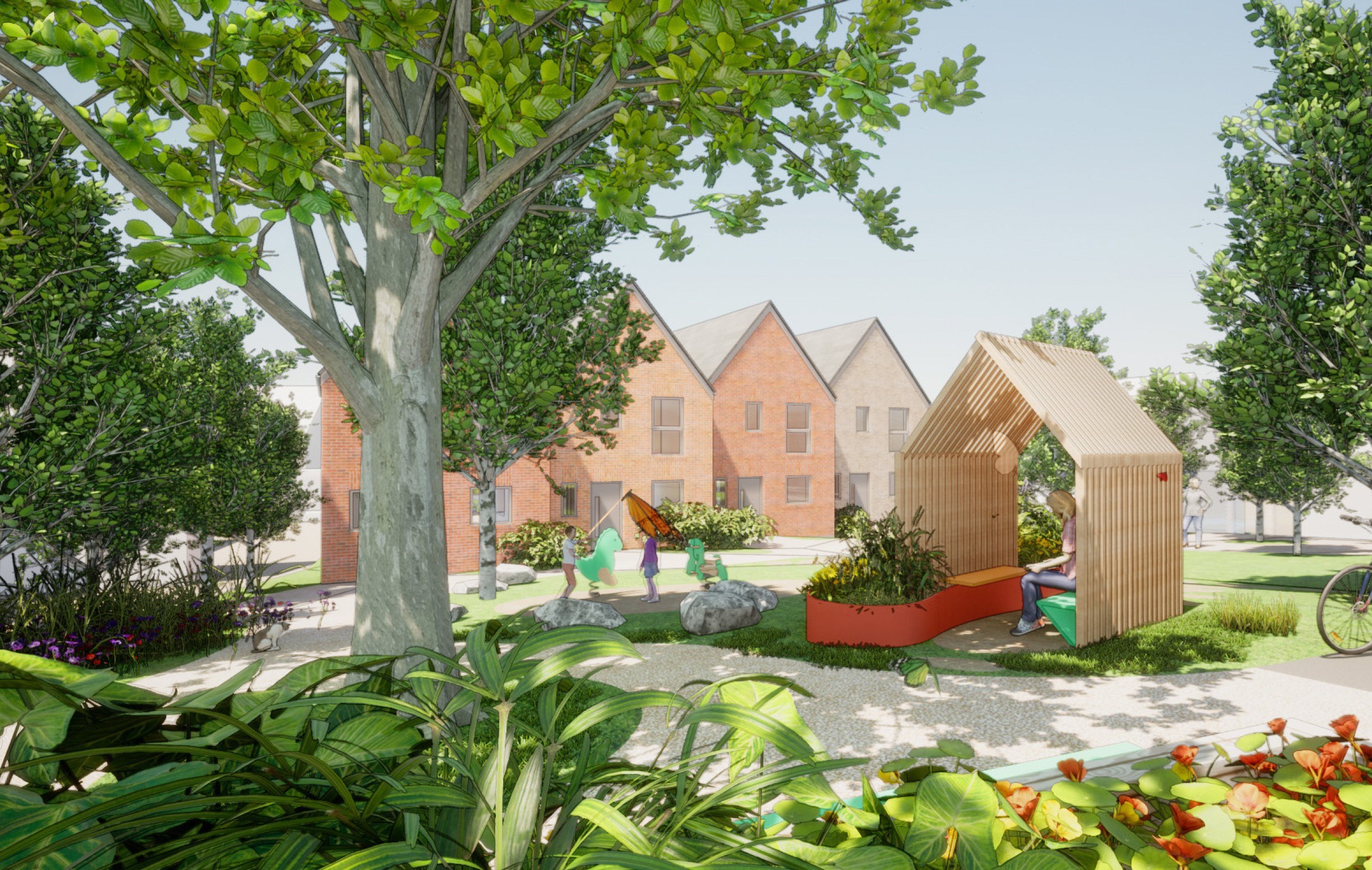 Animated image of housing